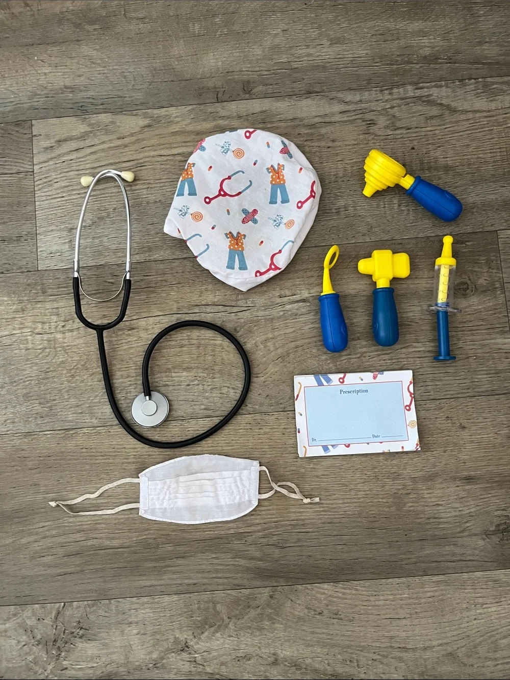 Small Miracles Children's White Doctor Play Lab Coat With Doctor Accessories